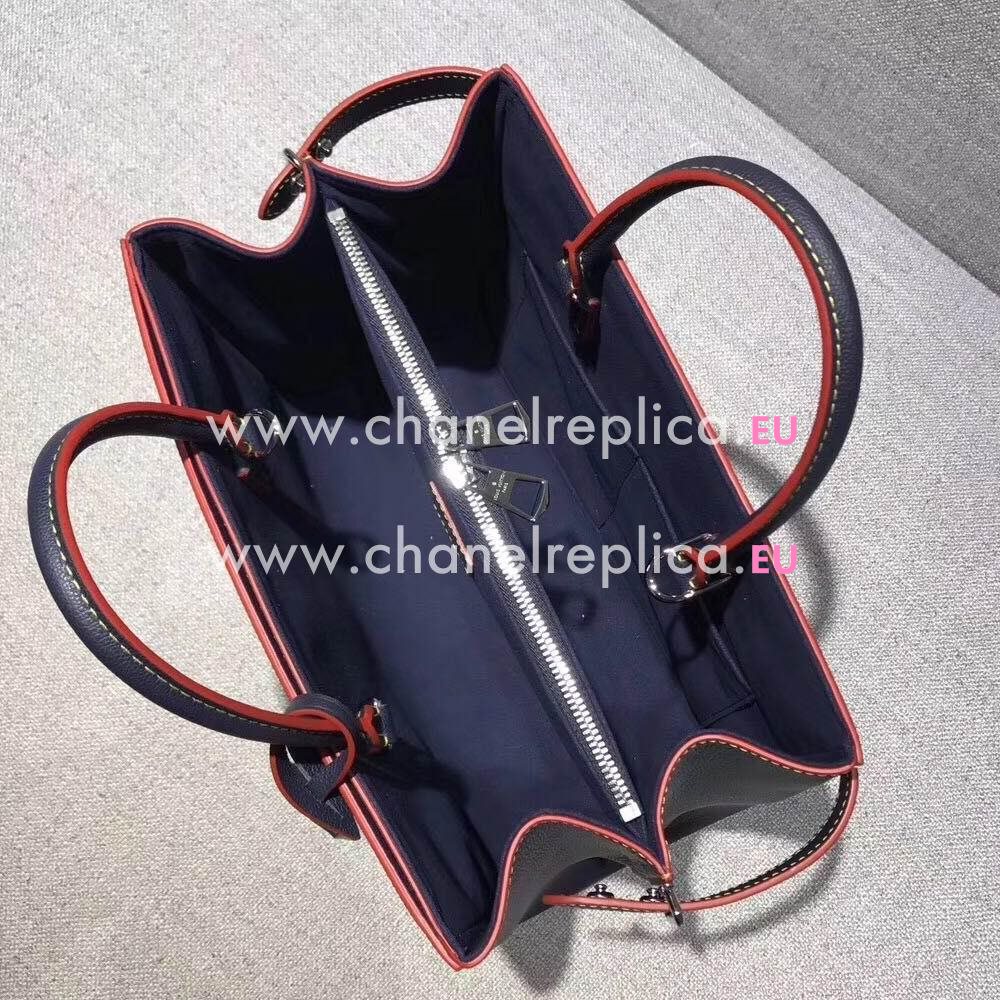 Replica Louis Vuitton Epi Leather Twist Tote Bag Indigo M54980