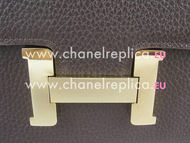 Hermes Constance Bag Micro Mini Deep Coffee(Gold) H1017DCG