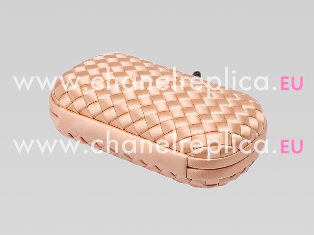 Bottega Veneta Impero Ayer Intreciatto Silk Weave Nude BGV41375