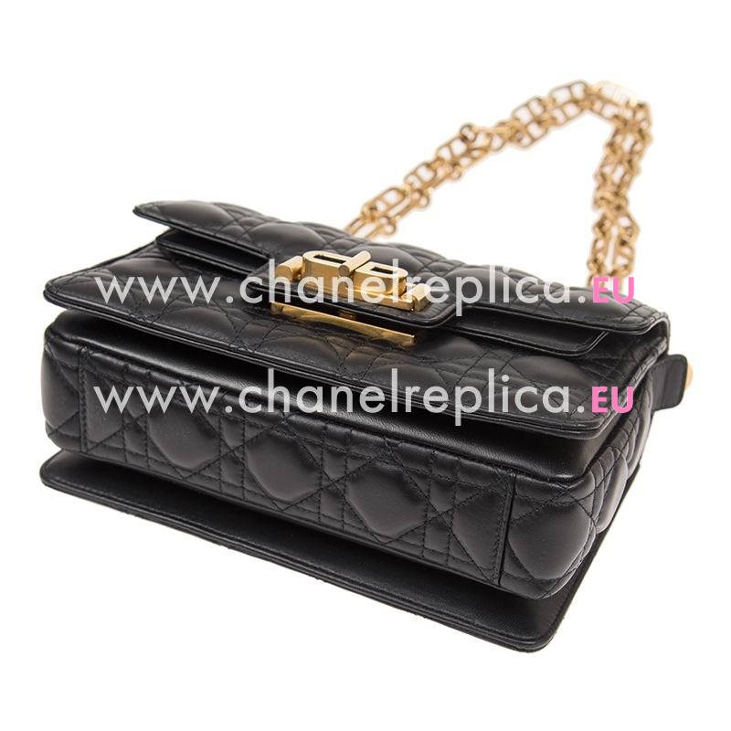 Dior Miss Dior Bag In Black Cannage Lambskin M0250CNMJM900
