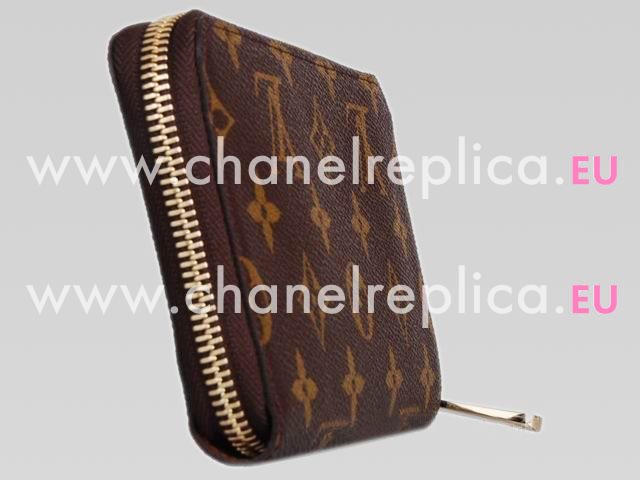 Louis Vuitton Monogram Canvas Zippy Compact Wallet M40499