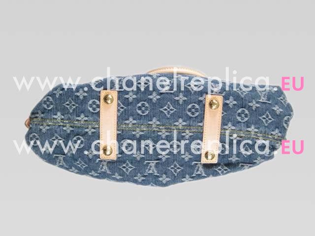 Louis Vuitton Monogram Denim Néo Cabby MM Blue M95349