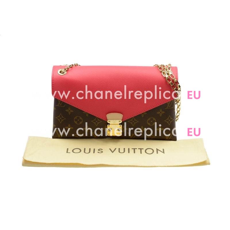 Louis Vuitton Monogram Canvas Pallas Chain Poppy Bag M41741