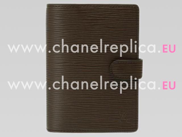 Louis Vuitton Epi Leather Small Ring Agenda Cover Wallet R2005I