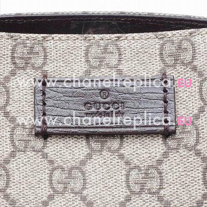Gucci Classic GG Plus PVC Handle Bag In Coffee G5091476