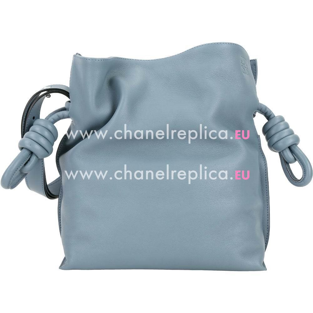 Loewe Flamenco Knot Calfskin Handbag Light Blue L8011417