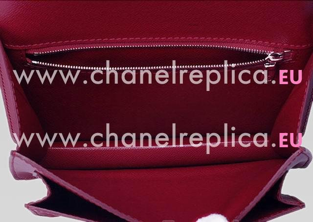 Louis Vuitton 2013 Epi Leather Monceau BB Bag Purplish-Red M40783