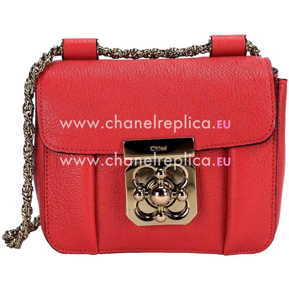 Chloe Elsie Goatskin Bag In Cherry red C5537913