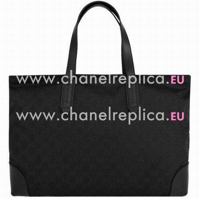 Gucci Classic GG Calfskin Tote Bag In Black G559501