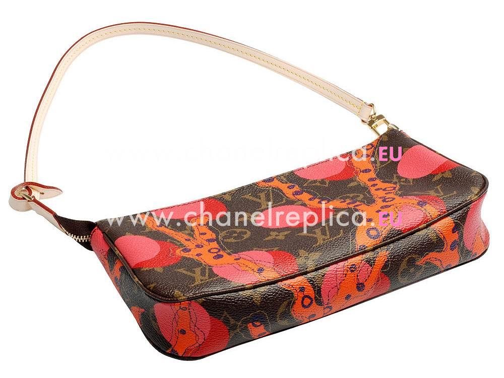 Louis Vuitton Monogram Pochette Accessories Ramages Bag M41604