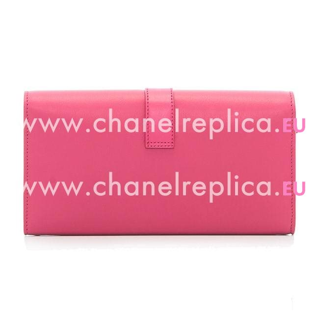 YSL Saint Leather Paris Y Calfskin Wallets In Pink YSL5190051