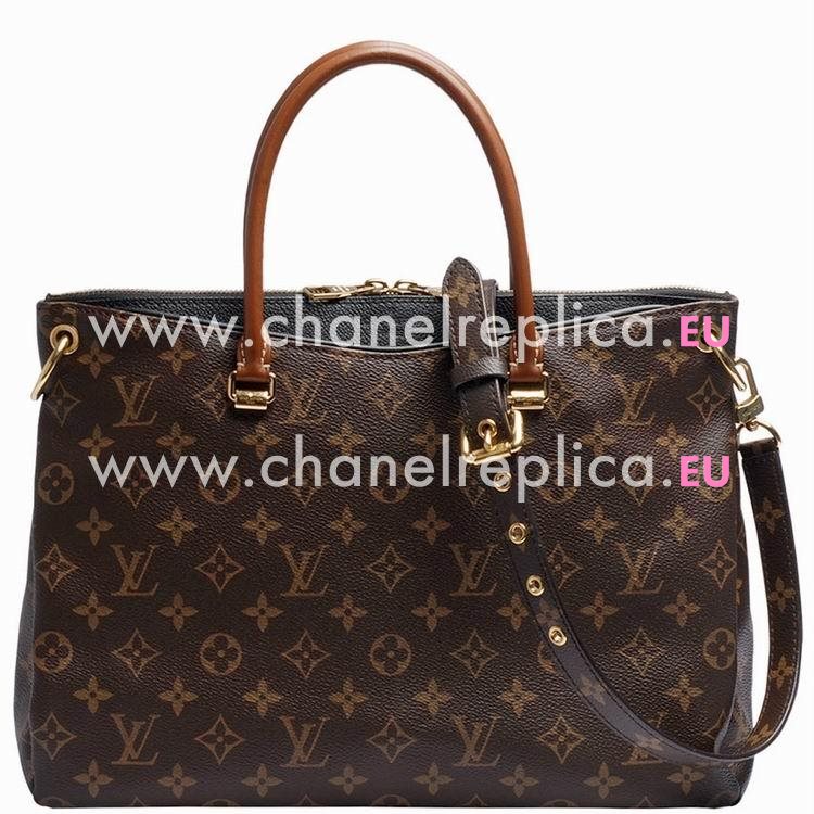 Louis Vuitton Pallas Monogram Canvas Bag Noir M41064