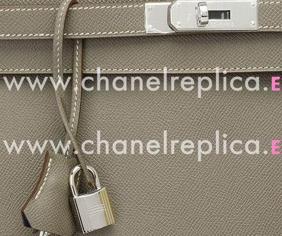 Hermes Kelly 35cm Cocoa Epsom Leather Palladium Hardware Hand Sew H358219
