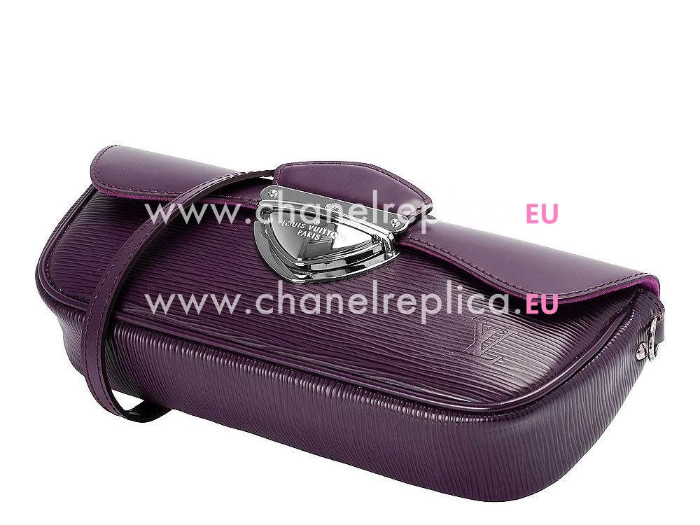 Louis Vuitton Epi Leather Montaigne Clutch Cassis M5929K