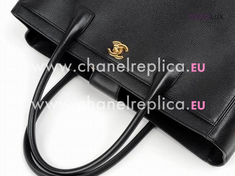 CHANEL LARGE EXECUTIVE TOTE BLACK(GOLD) A15206-BG