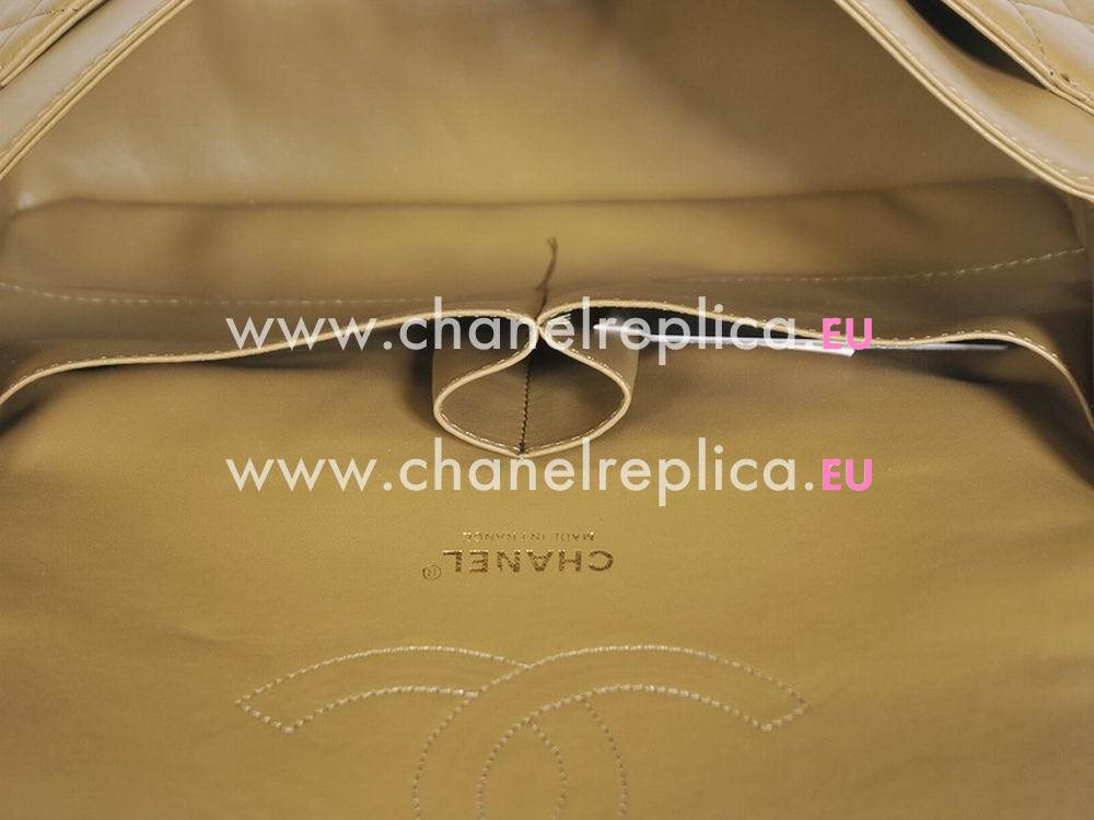 Chanel Lambskin Jumbo Double Flap Bag Khaki(Gold) A58600KAL