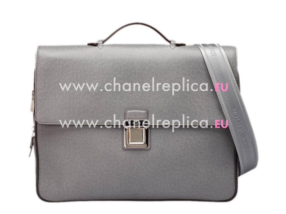 Louis Vuitton Taiga Leather Mens Briefacases Vassili PM M32641