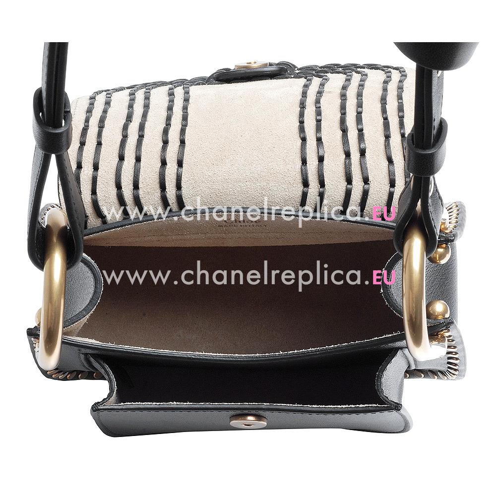 Chloe hudson Calfskin Mini Shoulder Bag In black C678904