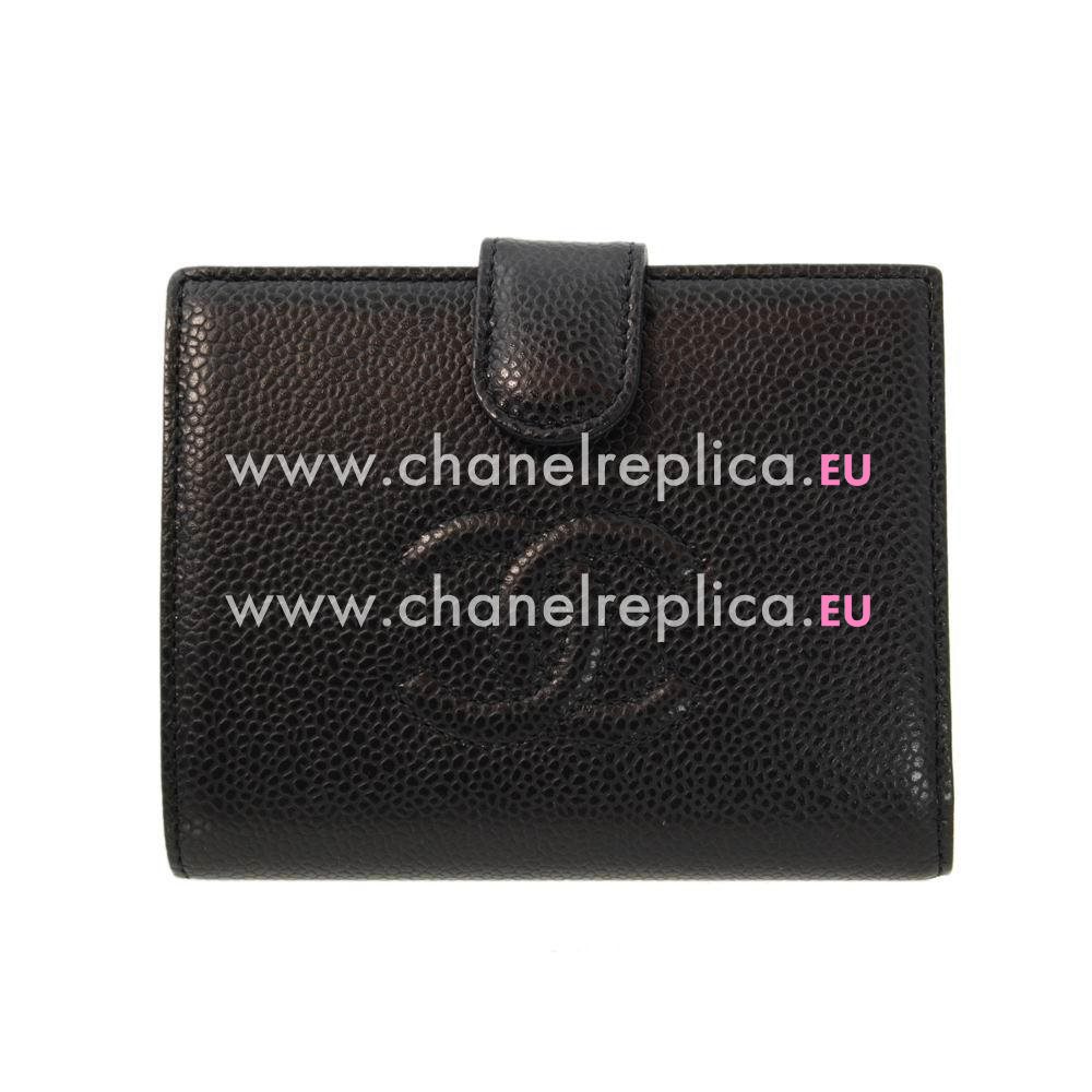 Chanel Classic Caviar Calfskin Wallet Black C6112112