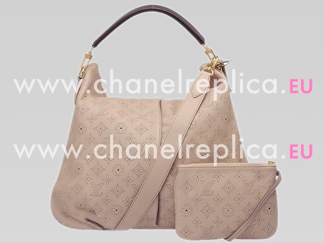 Louis Vuitton Monogram Mahina Leather Selene MM Pink M97141