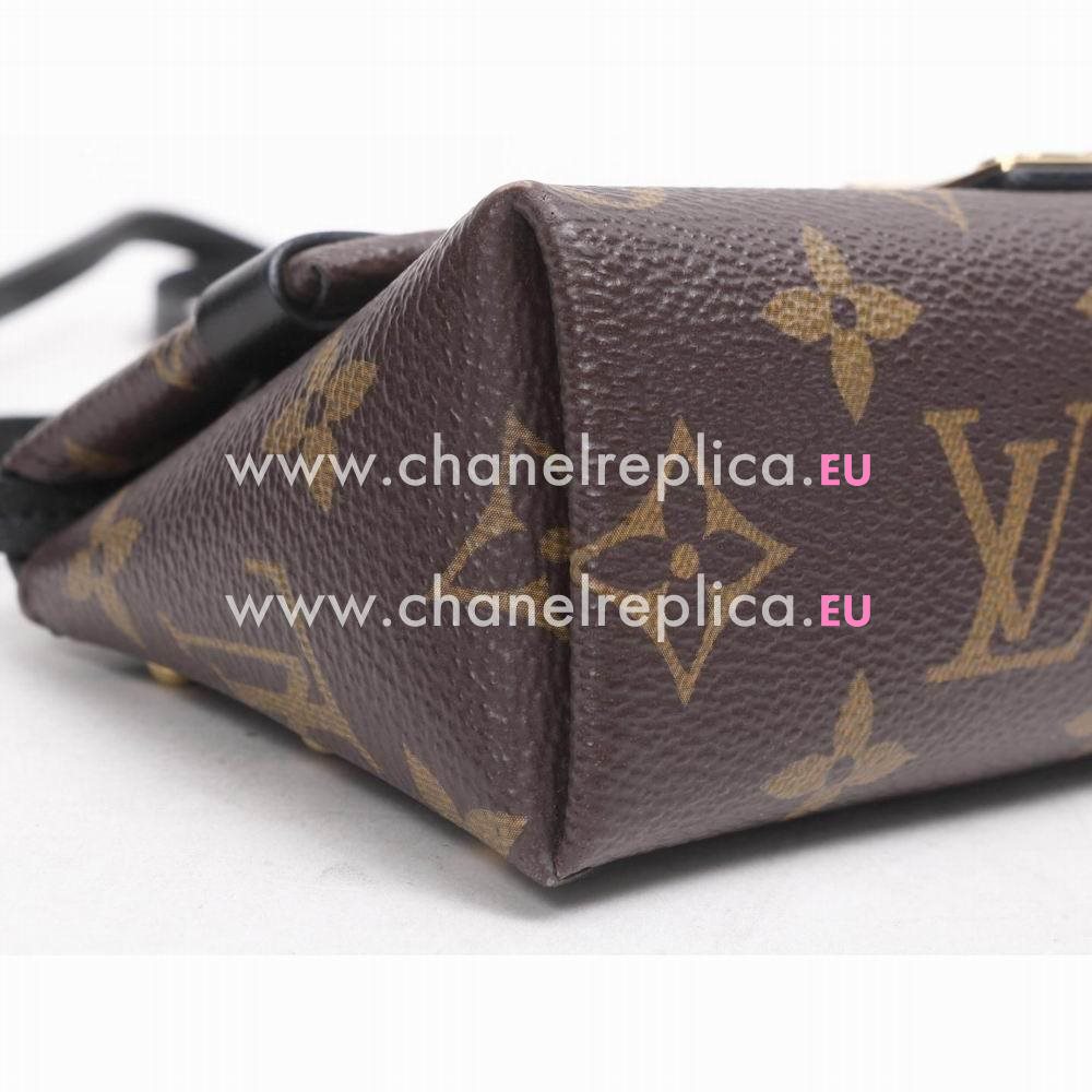 Louis Vuitton Monogram Canvas Triangle Chain Wallet M61502