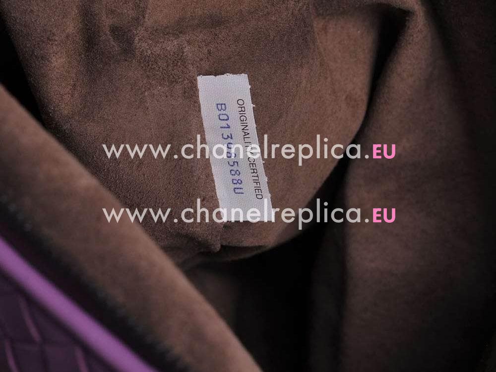 Bottega Veneta Nappa Woven Bag Shoulder Bag Light Purple BV193786
