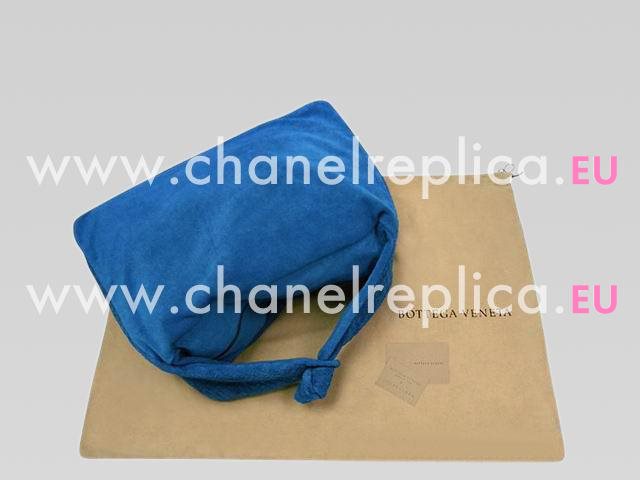 Bottega Veneta Intrecciato Nappa Weave Large Veneta Blue BVb014