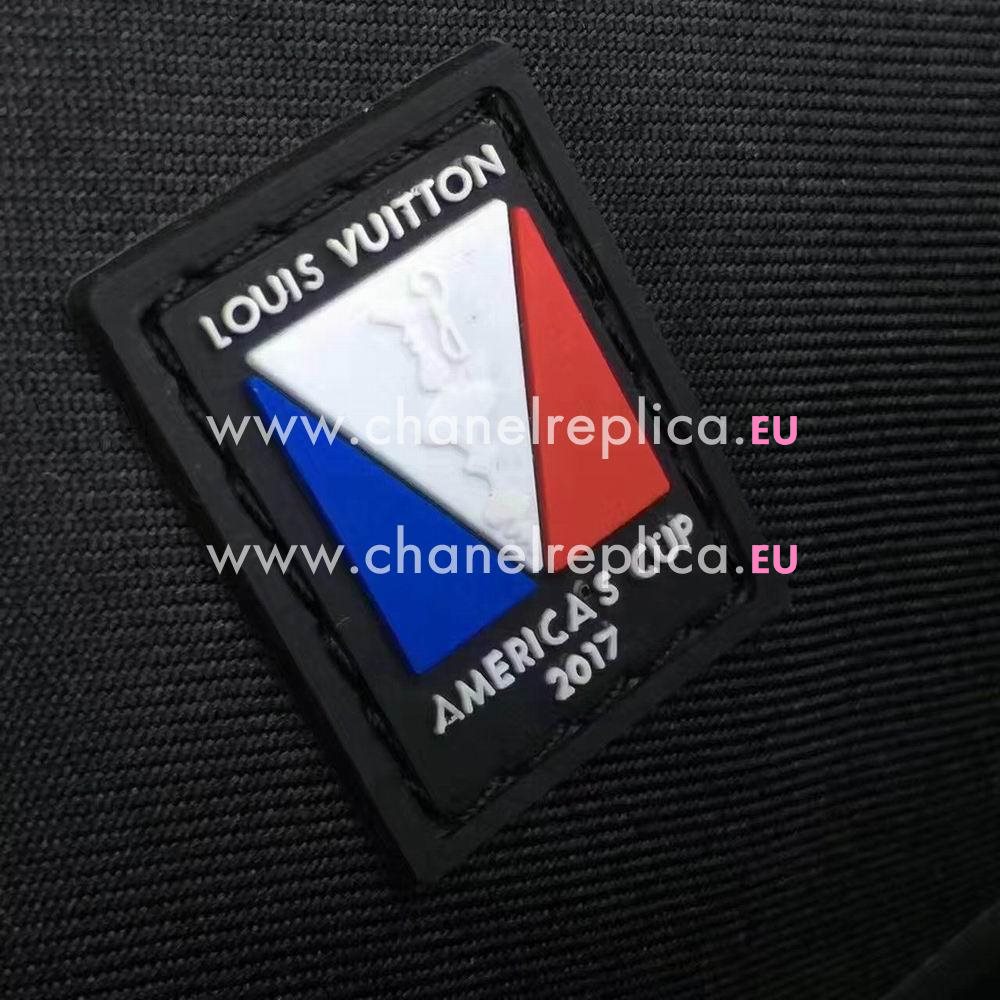 Louis Vuitton District Damier Cobalt Canvas Shoulder Bag PM N44042