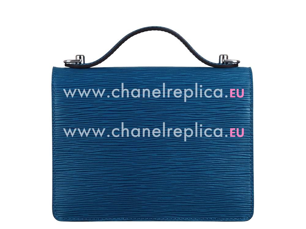 Louis Vuitton Epi Leather Saphir Monceau BB Blue M40976