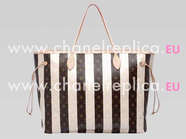 Louis Vuitton Monogram Canvas Rayures Neverfull XL M40562