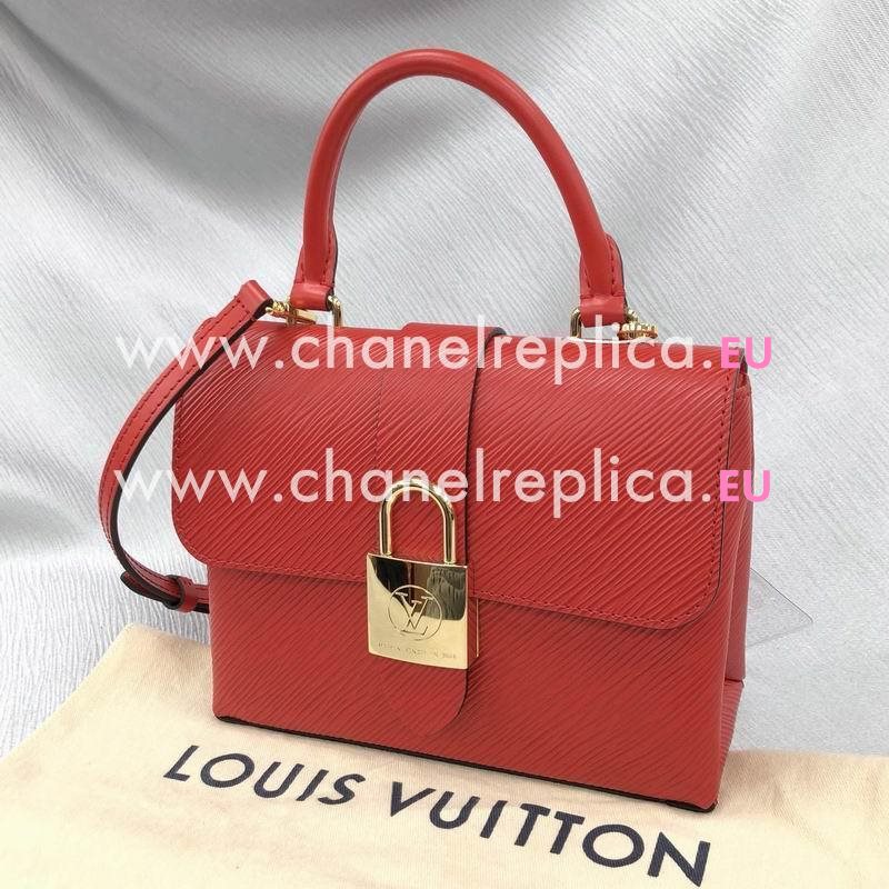 Louis Vuitton Epi Grained Cowhide Leather Locky BB Coquelicot M53239