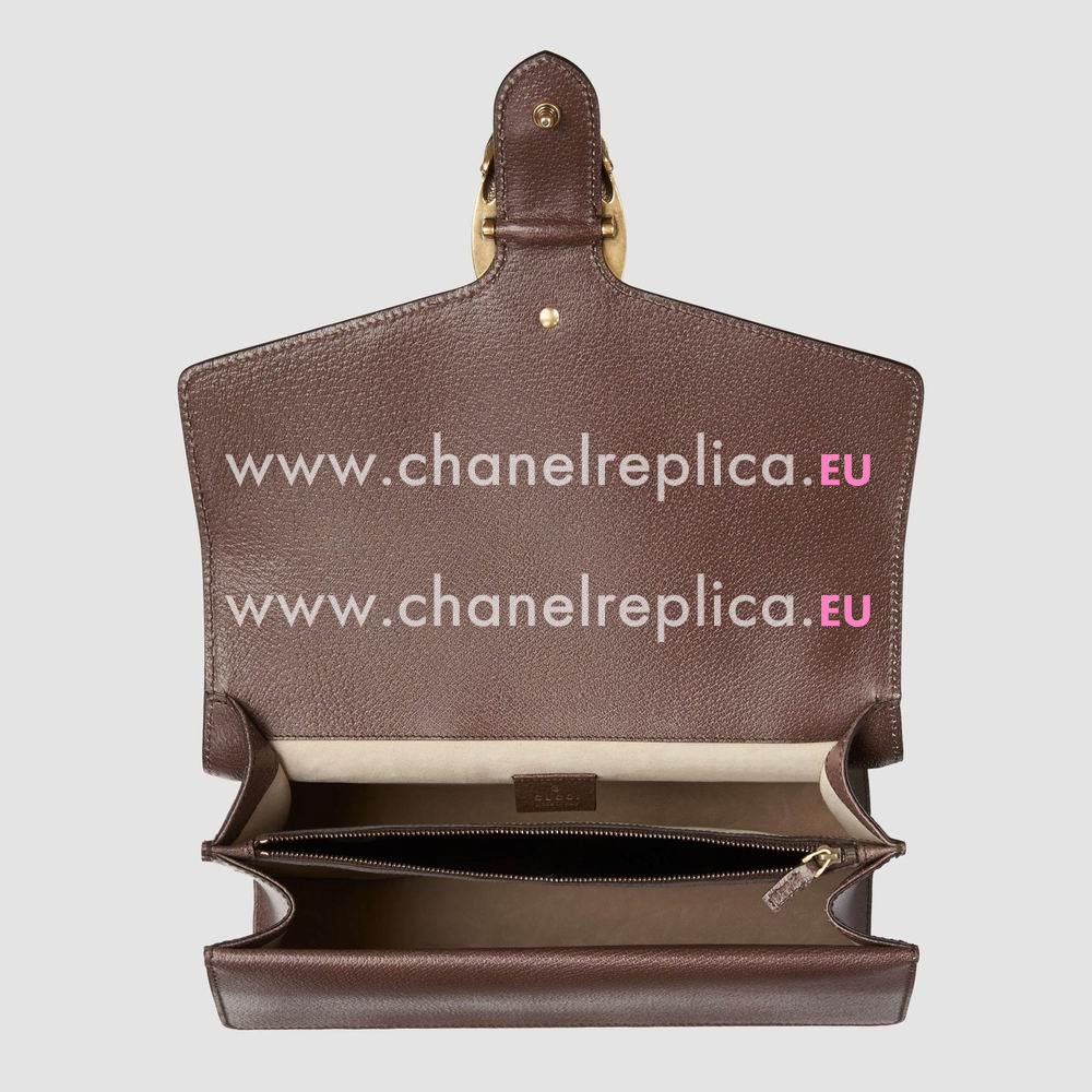 Gucci Dionysus embroidered leather shoulder bag Brown 400235 CWIDX 2570