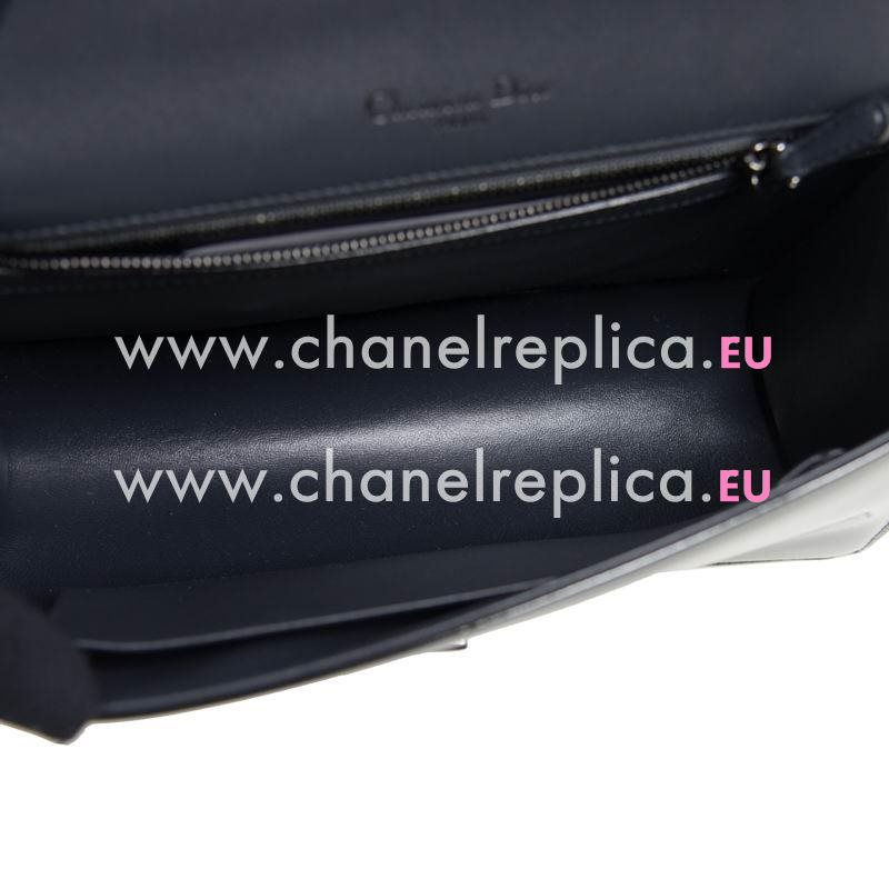 Dior SMALL DIORAMA BAG IN ONYX BLACK METALLIC CALFSKIN M0422RSKN76K