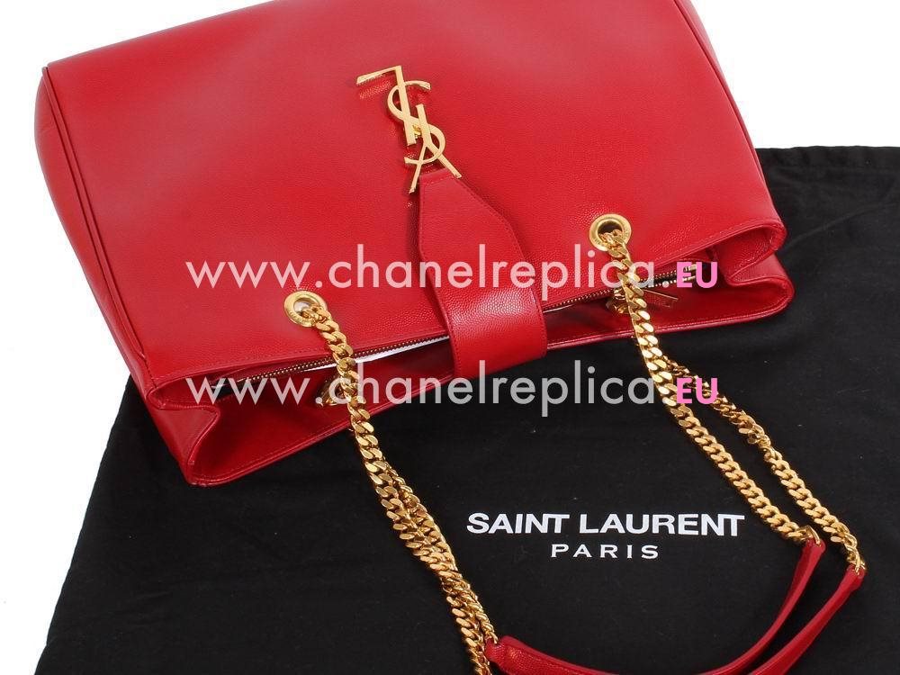 YSL Saint Laurent Calfskin Y Bag In Red YSL34206525