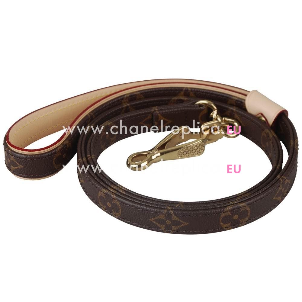 Louis Vuitton Classic Monogram Baxter Dog Collar M58055