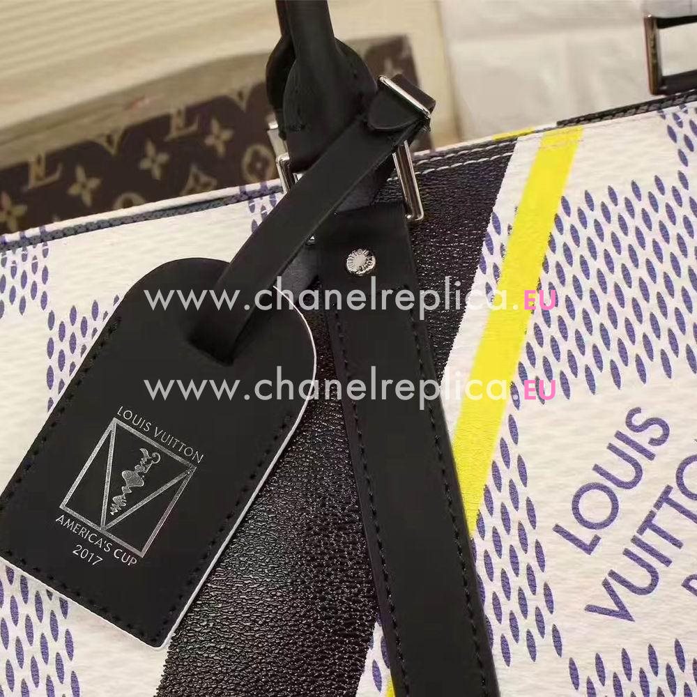 Louis Vuitton Keepall Bandouliere Dimer Coastline Canvas Travel bag N44018