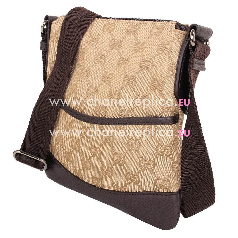 Gucci Plus GG Weaving Leather Bag In COffee G5177791