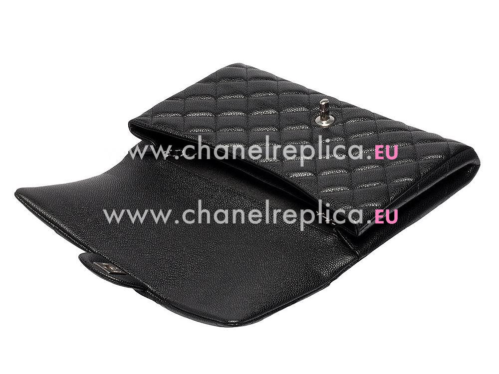 Chanel Caviar Ccoco Bag Anti-silver Chain Black A248699