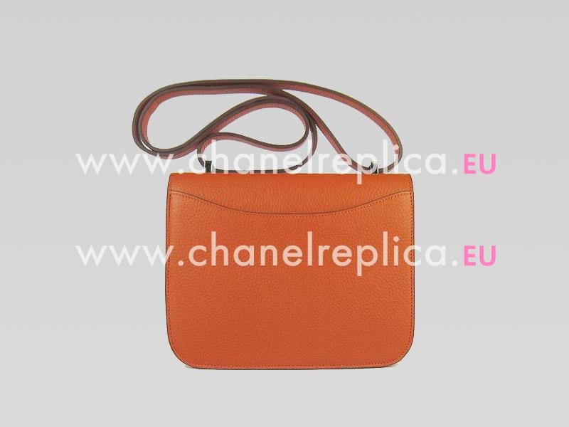 Hermes Constance Bag Micro Mini Orange(Silver) H1017ORS