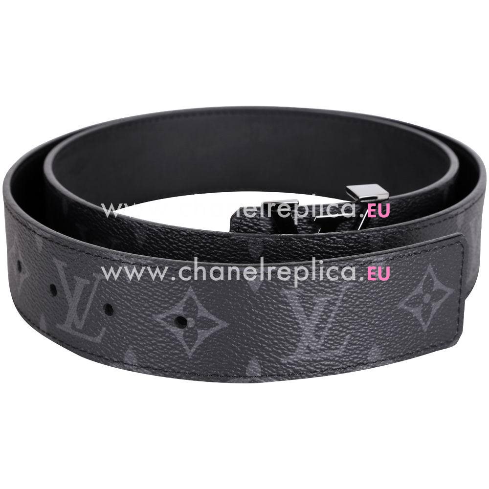 Louis Vuitton Initiales 40MM Reversible Monogram Belt Black M9043U