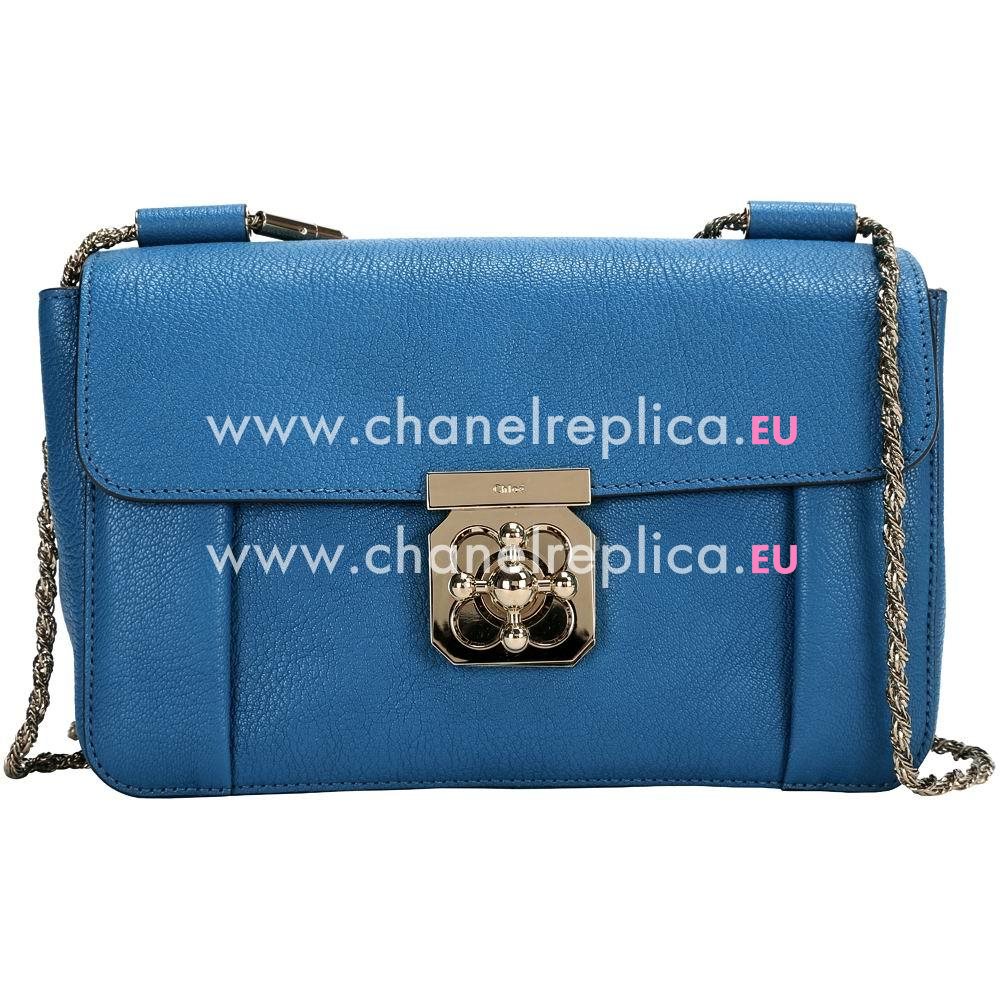Chloe Elsie Goatskin Bag In Blue C5722669