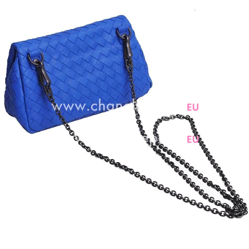 Bottega Veneta Crossbody Nappa Woven Shouldbag Light RoyalBlue B5224042