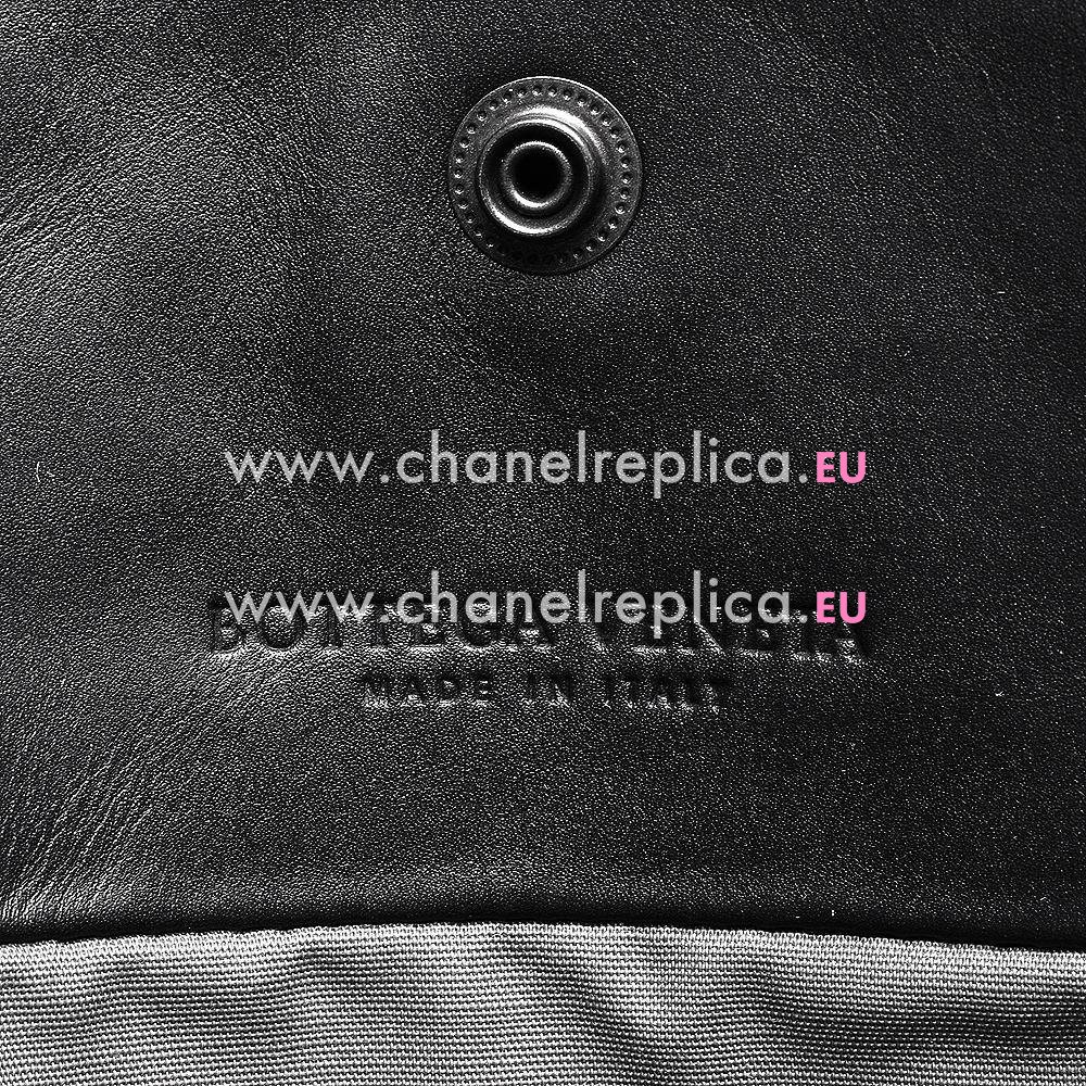 Bottega Veneta Classic Calfskin Leather Woven Bag Gray B5173525