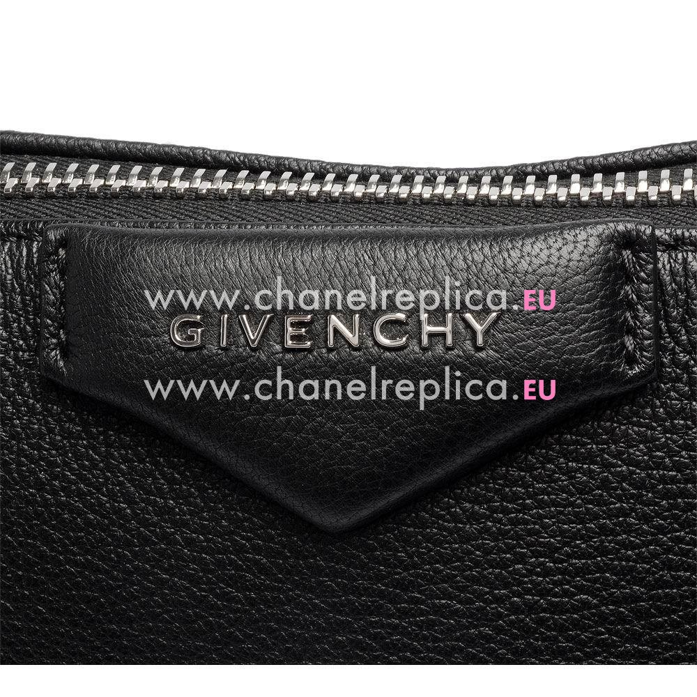 Givenchy Antigona Goatskin Bag In Black Gi6112001