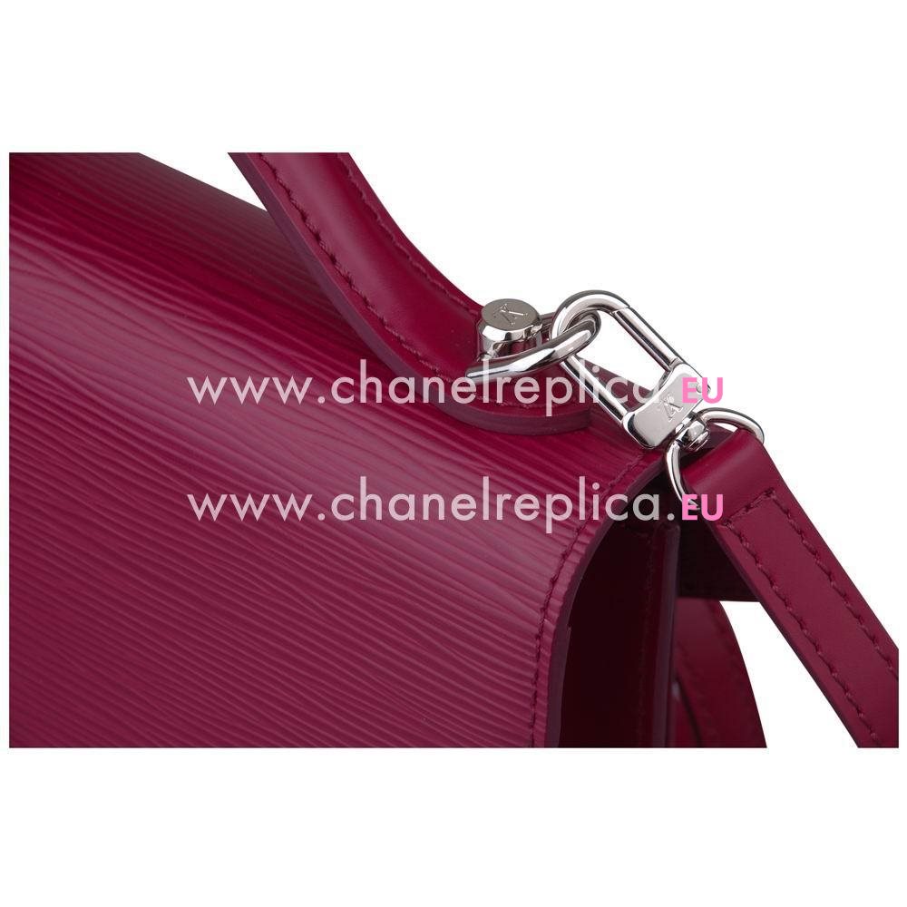 Louis Vuitton Classic EPI Monceau BB Shoulder Bag Purple Red M40783