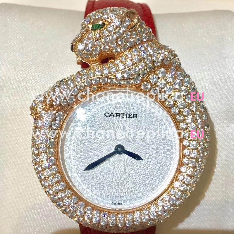Cartier Diamond Lizard Skin Watch CR7090401