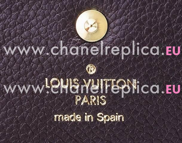 Louis Vuitton Monogram Empreinte Clrieuse Wallet Purple M60300