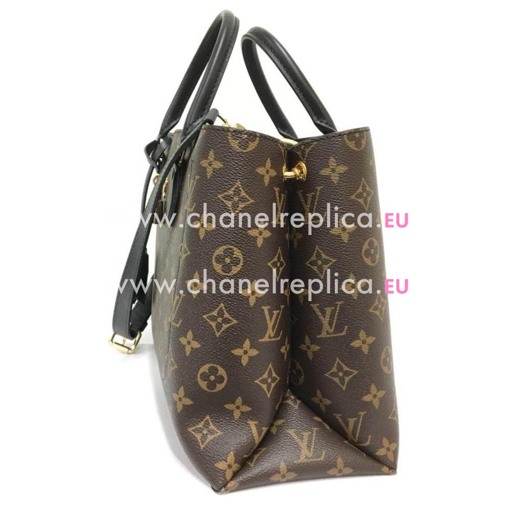 Louis Vuitton Monogram Coated Canvas Flower Tote Bag M43550