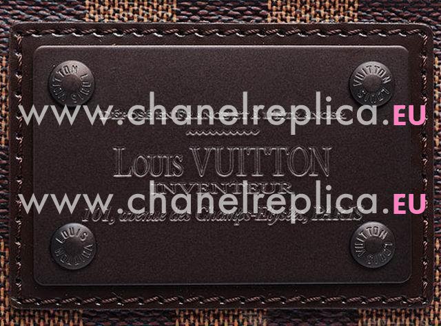 Louis Vuitton Damier Ebene Canvas Pochette Plate Brooklyn N41100