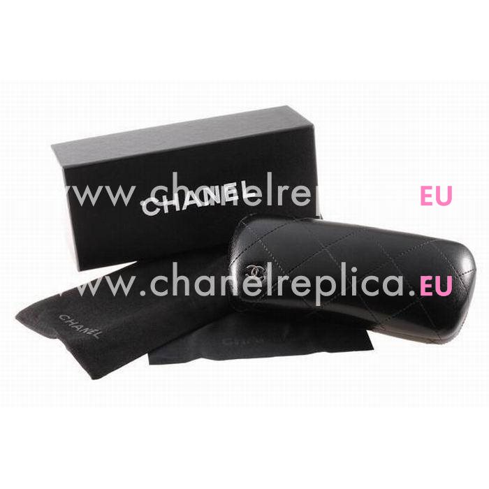 Chanel Metal Plastic Frame Sunglasses Black A70825010